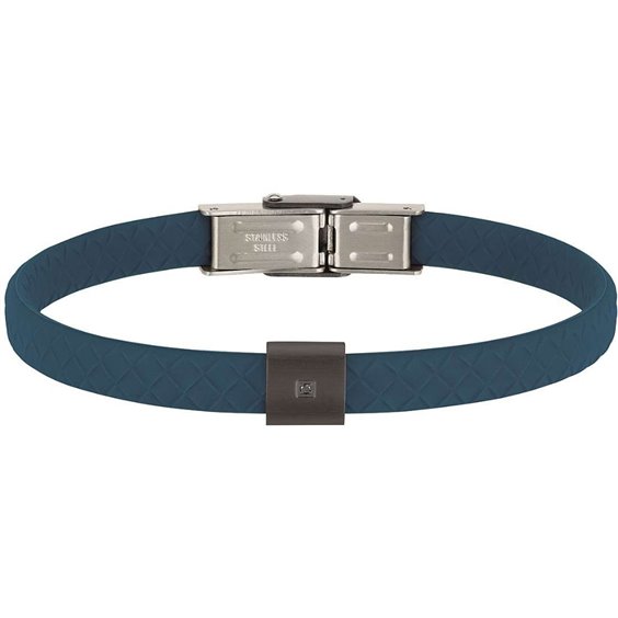 Bracciale Breil Uomo Black Diamond in Acciaio Diamante TJ2404 - TJ2404